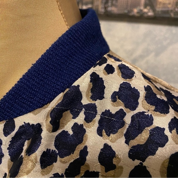 Vintage Anthony Sicari Cheetah Print Long Sleeve Zipper Jacket size M - Picture 5 of 8